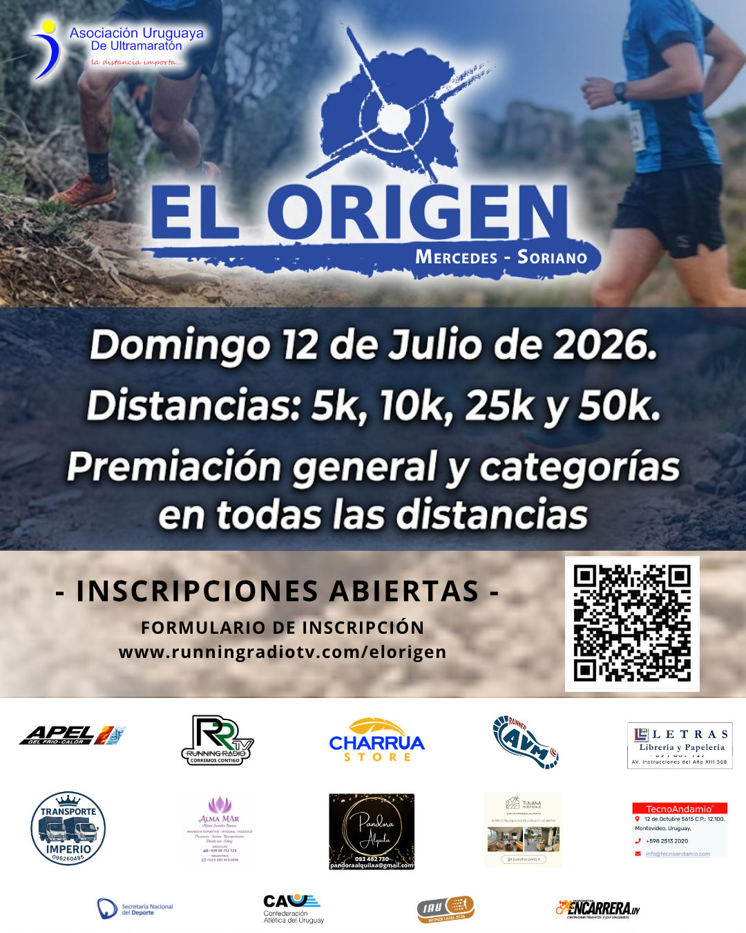 Flyer El Origen 2026 - Mercedes, Soriano